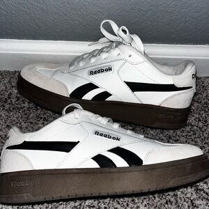 Reebok Women’s White and Black Classic Sneakers